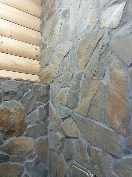 Elewacja naturalna, kamień elewacyjny, łupek szarogłazowy