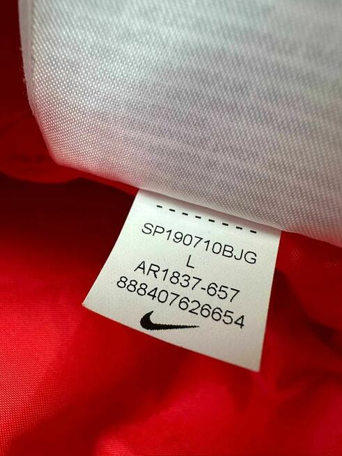 Nike Air Varsity Jacket Czerwona-Czarna Męska Kurtka L