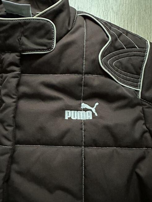 Puma Motorsport Racing Jacket brązowa M kurtka pikowana retr