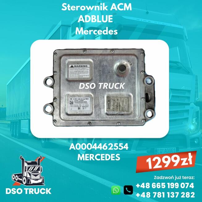 Sterownik ACM adblue A0004465054 A0014462554 Mer