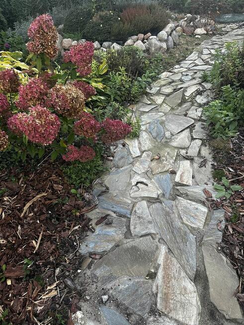 Kamień murowy luz, murki oporowe, łupek księżycowy, mury