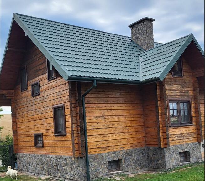 Elewacja naturalna, kamień elewacyjny, łupek szarogłazowy