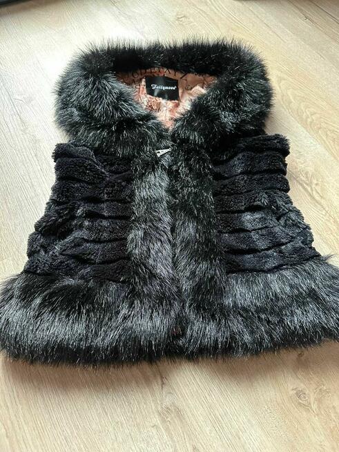 Damska kamizelka futrzana Fellymoon z kapturem