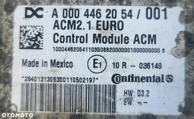 Sterownik ACM adblue A0004464054 A0004462054 Mercedes