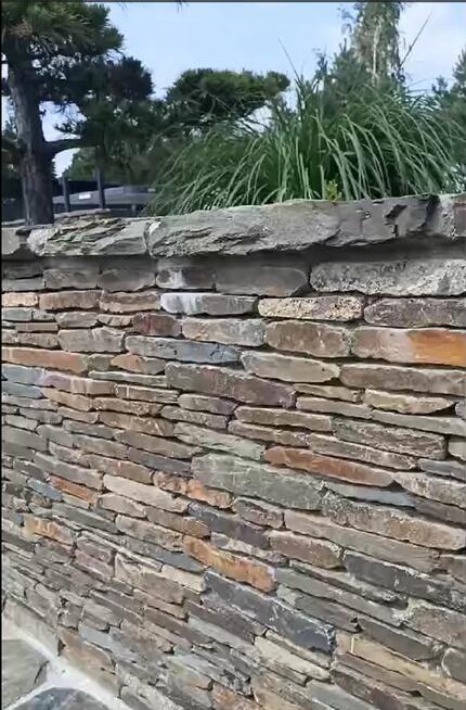 Kamień fasadowy, łupek, fasada, cokoły,