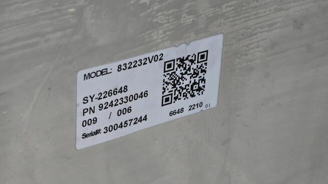 Stół chłodniczy 3 drzwiowy STALGAST 832232 nadstawka szklana