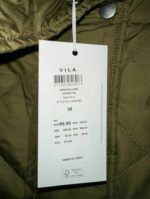 Vila Kurtka Damsk Długa