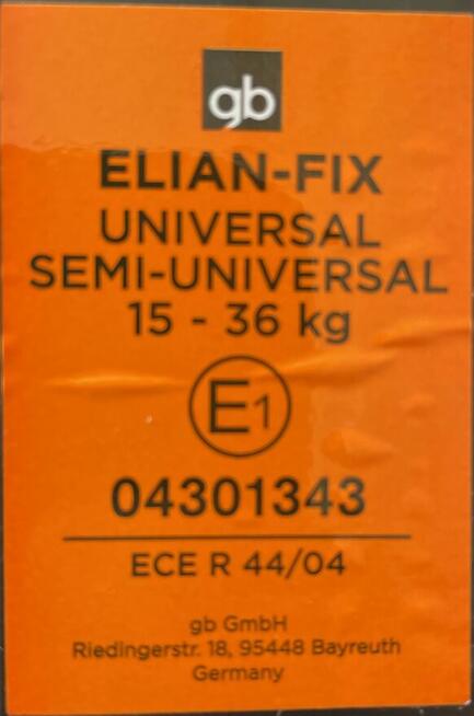 Fotelik samochodowy CYBEX GB Elian-Fix 15-36KG