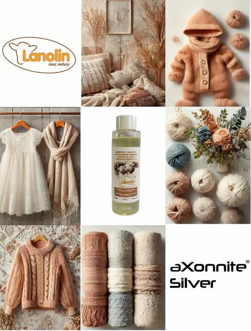 Płyn do prania wełny merino z lanoliną i nanosrebrem 100ml