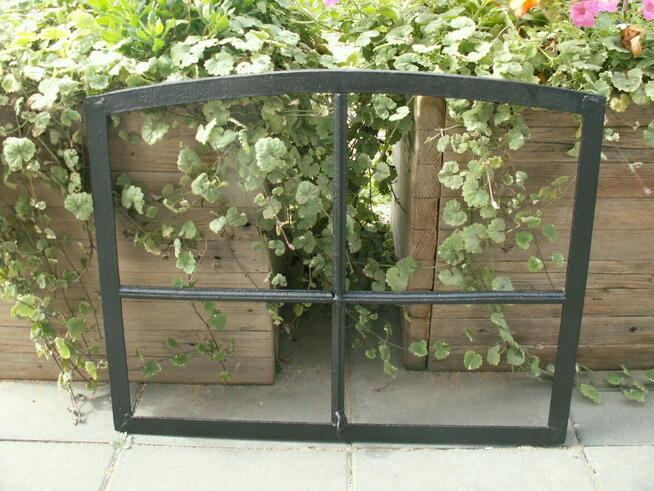 Rama okienna lustro aranżacja wnętrz obraz okno loft 60x48