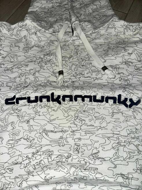 Bluza z kapturem Drunknmunky rozmiar L vintage streetwear