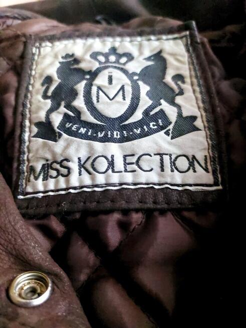 Kurtka że skóry brązowa rozmiar M