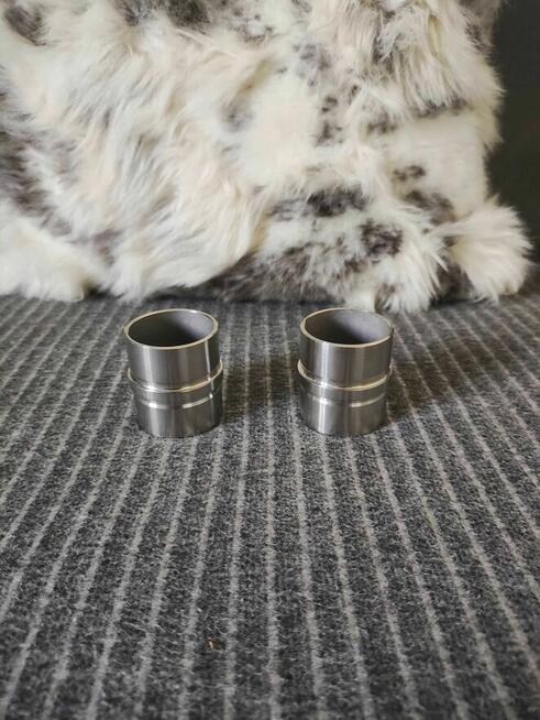 Łącznik do poręczy balustrady srebrny okrągłe złączki złączka