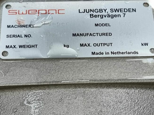 Swepac T82 YANMAR DIESEL 84 kg 2021r. skoczek, żaba, stopa