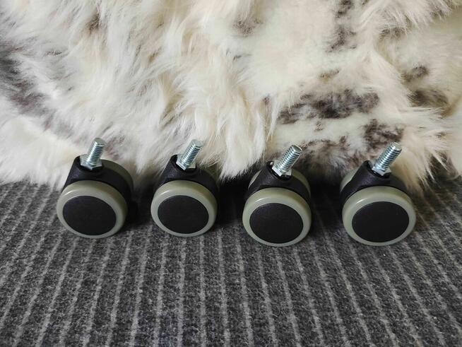 Kółka Obrotowe z hamulcem do Szafki fotela krzesła koła