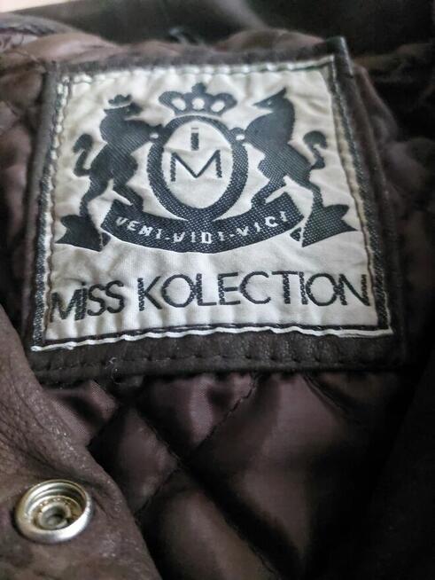 Kurtka że skóry brązowa rozmiar M