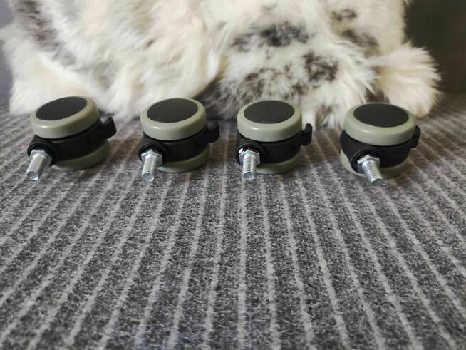 Kółka Obrotowe z hamulcem do Szafki fotela krzesła koła