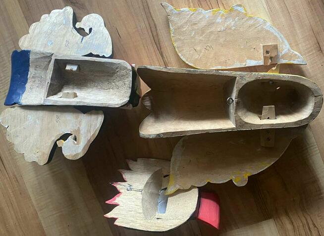 Trzy maski z Sri Lanka