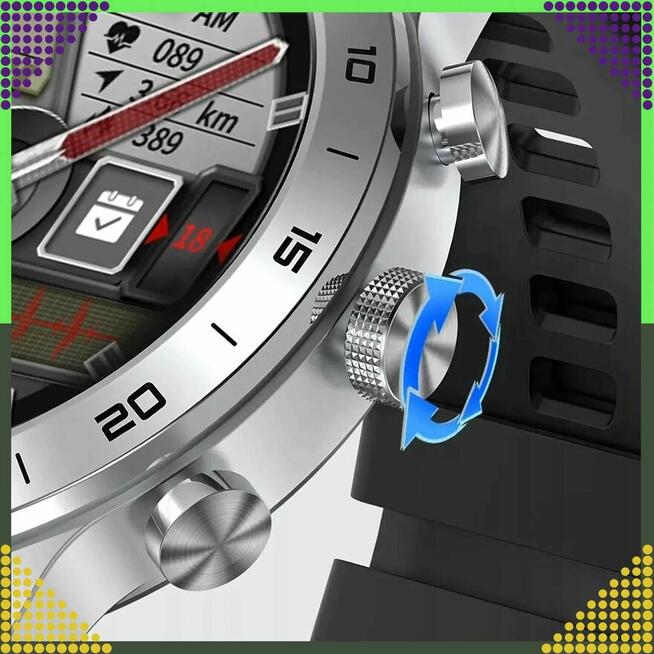 Smartwatch DT70+ Elegancki Funkcjonalny z Polskim Menu