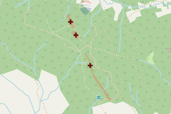 Działki leśne Podwilk