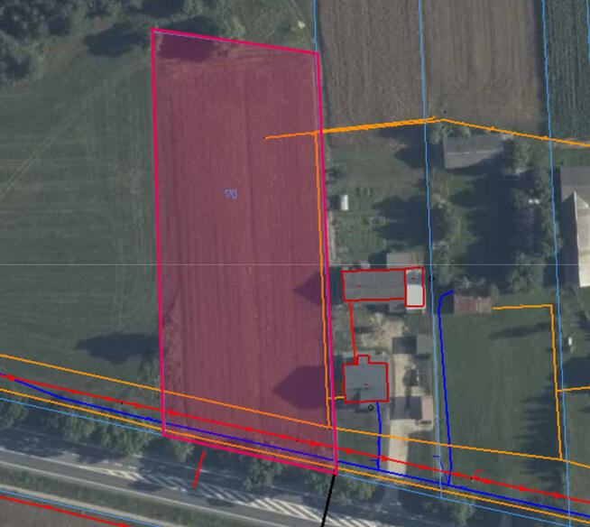 Sprzedam działkę w Polakach, 4900m2