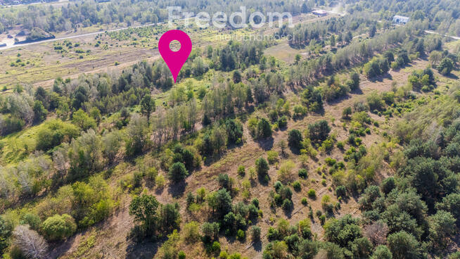 Działka budowlana Łomianki-Dziekanów blisko trasy