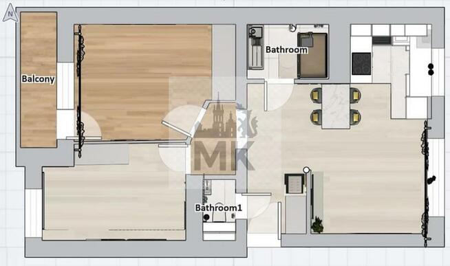 Mieszkanie Kraków Kraków-Śródmieście, Ugorek, Łąkowa