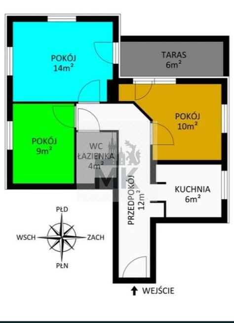 Mieszkanie Kraków Kraków-Podgórze, Kurdwanów, Turniejowa