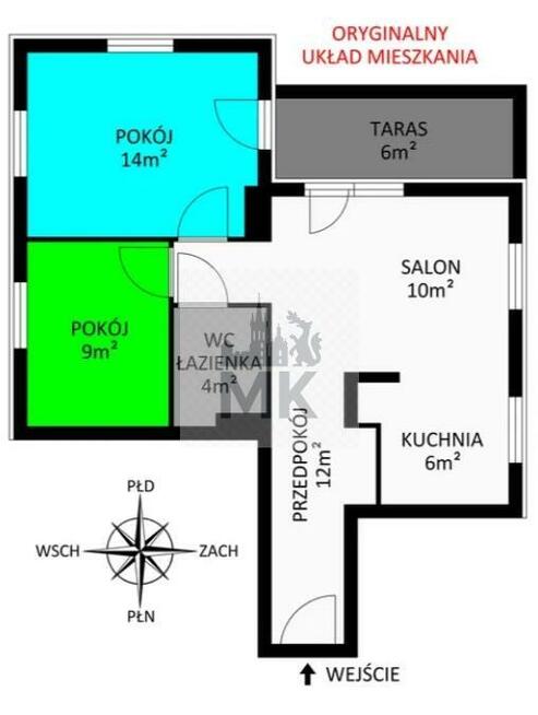 Mieszkanie Kraków Kraków-Podgórze, Kurdwanów, Turniejowa