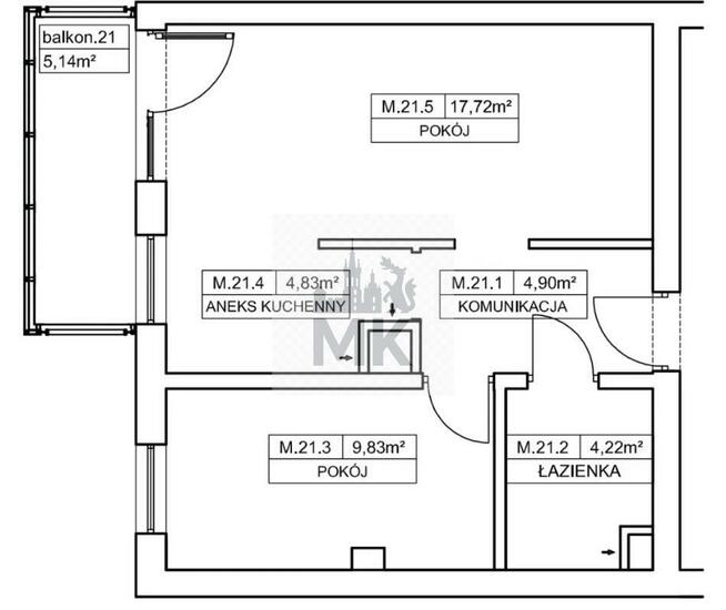 Mieszkanie Kraków Kraków-Śródmieście, Grzegórzki, rondo Grzegórzeckie