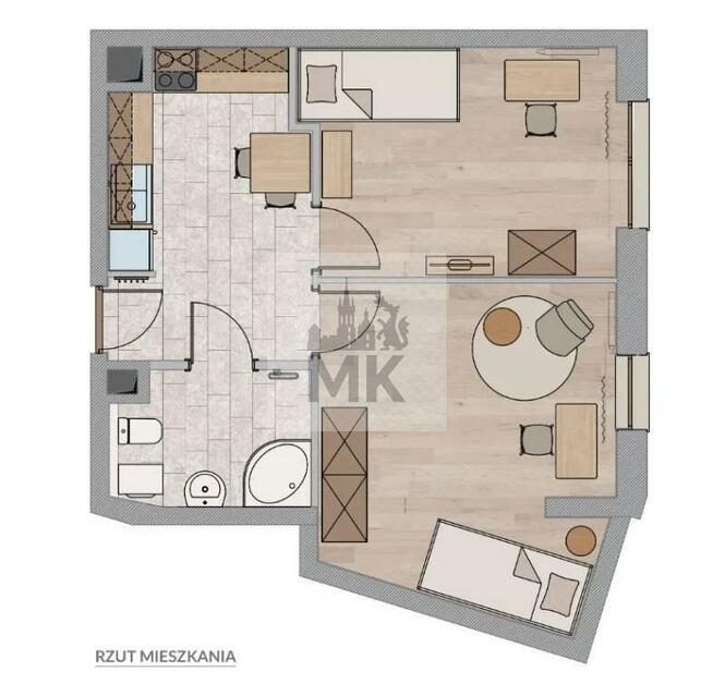 Mieszkanie Kraków Kraków-Krowodrza, Krowodrza, Poznańska