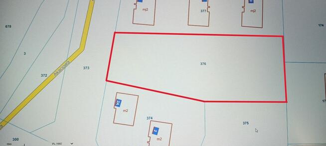 Działka budowlana Kąpino gm. Wejherowo, Akacjowa