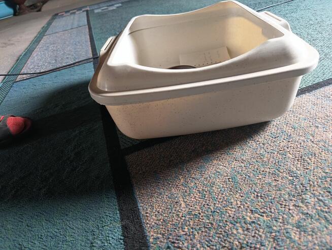 Duża , wysoka kuweta dla kota