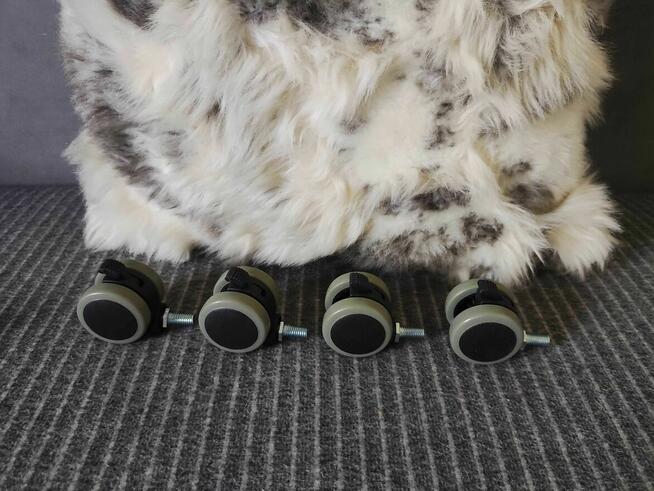 Kółka Obrotowe z hamulcem do Szafki fotela krzesła koła