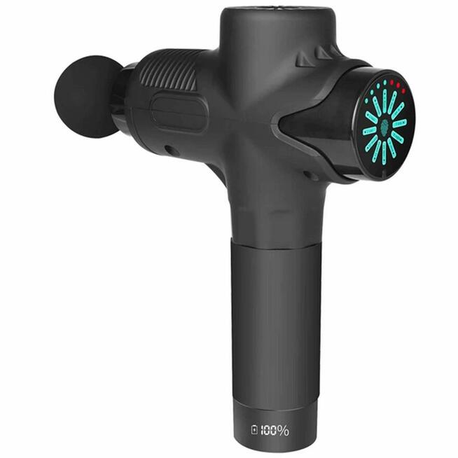 Pistolet do masażu ciała 12 końcówek Massage Gun Masażer