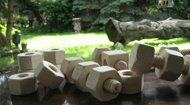 Śruby drewniane -średnica od fi19 do fi45mm (na wymiar i sta