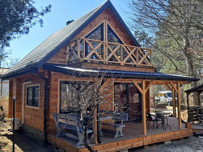 Dom drewniany dom letniskowy dom caloroczny