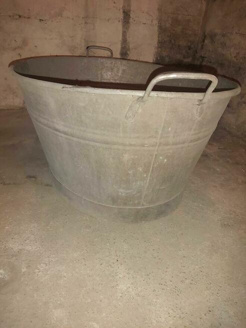 Wanna ocynkowana stara balia duża mała