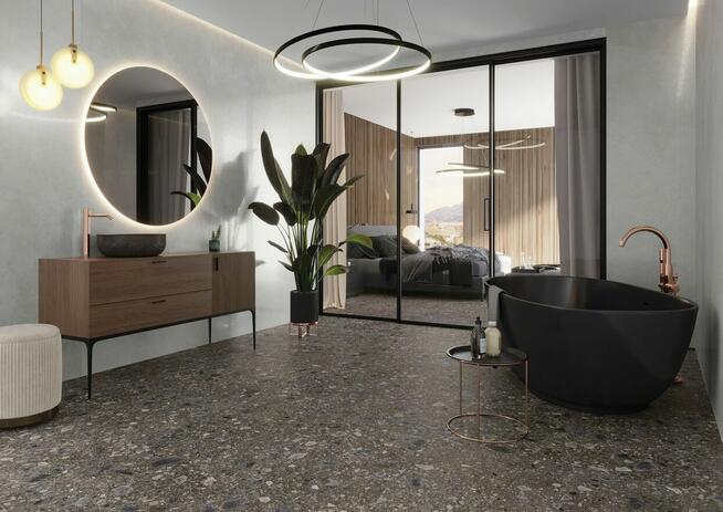 Płytki imitujące kamień lastryko 120x60 Ceppo black PROMOCJA