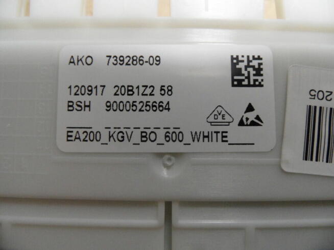 sterownik lodowki bosch KGV36NW20 9000525664