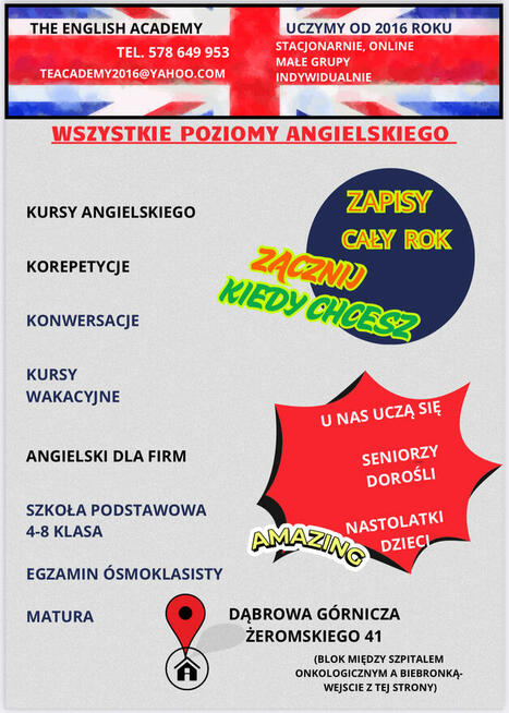 Angielski korepetycje konwersacje