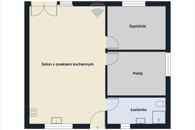 Nowy dom w zabudowie bliźniaczej (prawa strona)