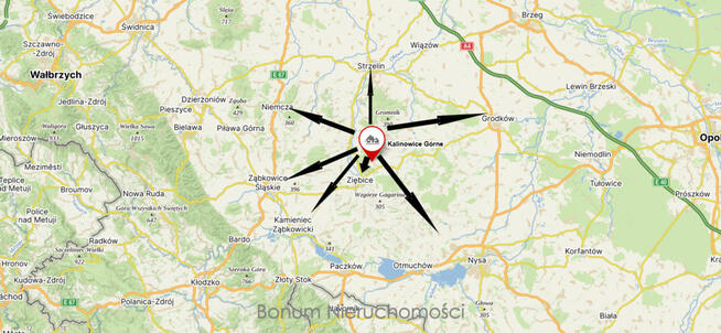 Na sprzedaż 3 działki Kalinowice Górne