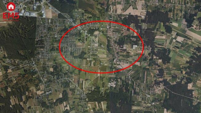 Działka inwestycyjna Kuriany gm. Zabłudów