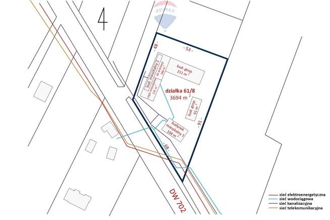 Dom w zabudowie siedliskowej, Nowy Kawęczyn