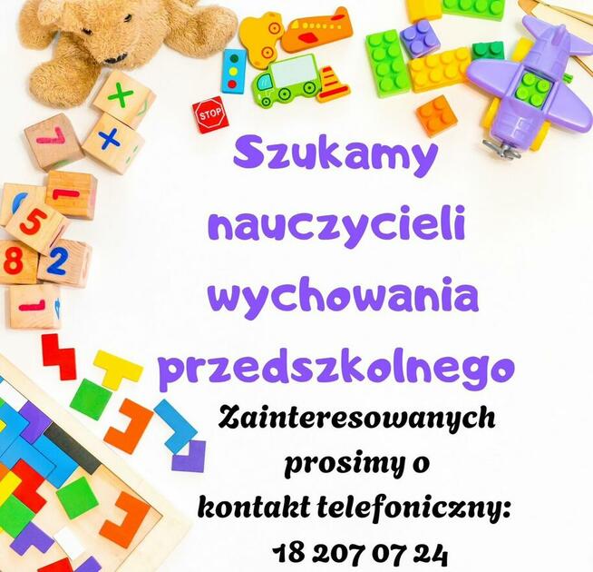 Nauczyciel wychowania przedszkolnego