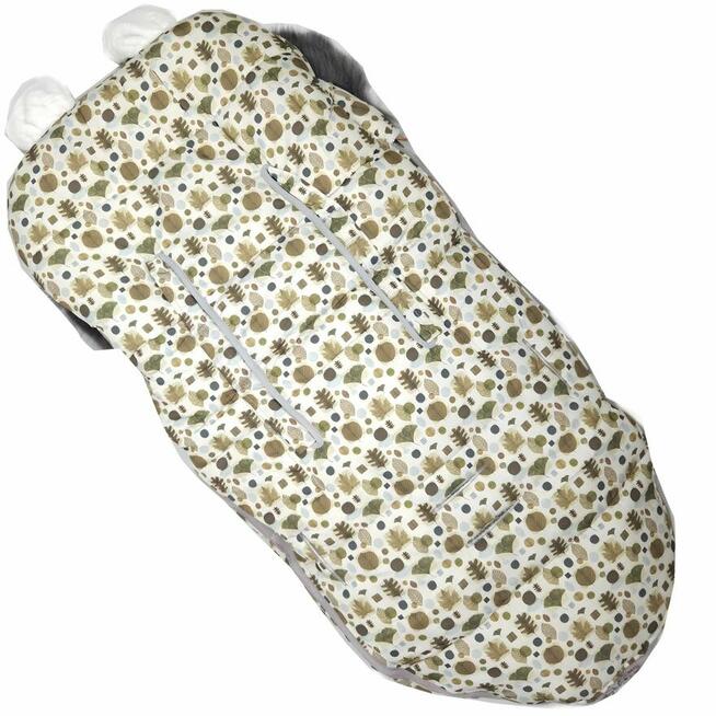 Śpiworek do wózka fotelika i sanek futerko ocieplany 100 cm