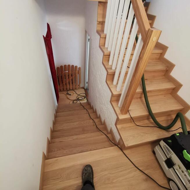 Cyklinowanie bezpyłowe, parkieciarstwo, schody