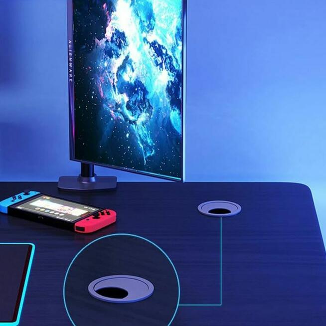 Biurko Komputerowe Stół Gamingowy dla Gracza Komputerowe Duż