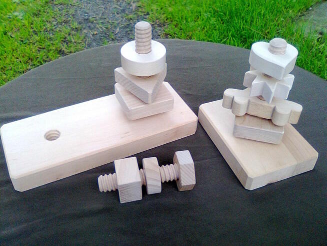 Śruby drewniane -średnica od fi19 do fi45mm (na wymiar i sta